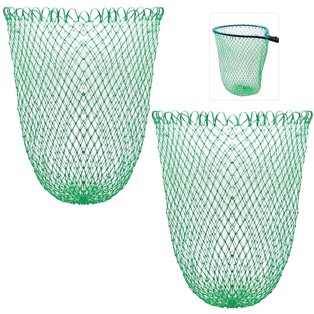 Proberos 2Pcs Replacement Nets for Fishing Landing Net Frame 40-50cm Diameter Replacement Net 2 inches Mesh Fishing Net Replacement Universal Fishing Landing Net Replacement Proberos 2Pcs Replacement Nets for Fishing Landing Net Frame 40-50cm Diameter Replacement Net 2 inches Mesh Fishing Net Replacement Universal Fishing Landing Net Replacement